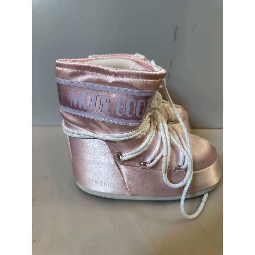 Moon Boot ICON LOW Rose Pearly Snow Boots 39/41 - Picture 3 of 8